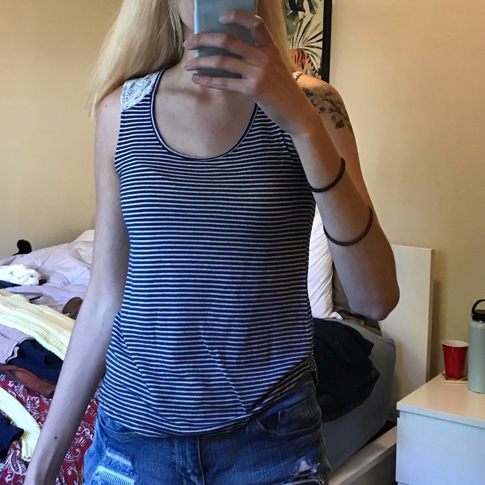 Mudd striped tank top